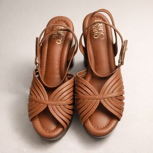 🥿 Franco Sarto “L-Willow” Sandals – Size 8.5 – Made in Brazil